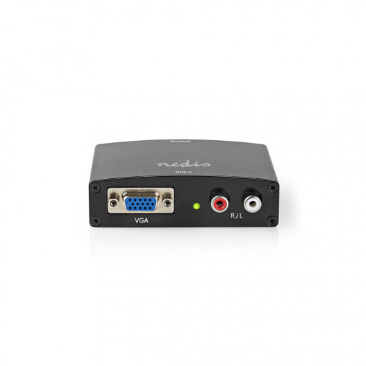 NEDIS VCON3454AT VGA to HDMI Converter 1-Way - VGA + 2x RCA (L/R) Input HDMI Out