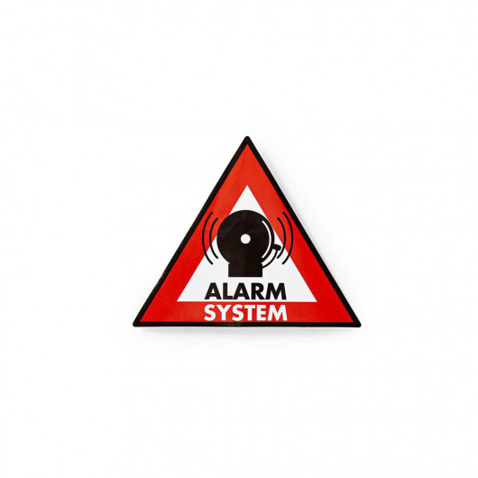 NEDIS STCKWA105 Warning Sticker Alarm System symbol Set of 5 pieces
