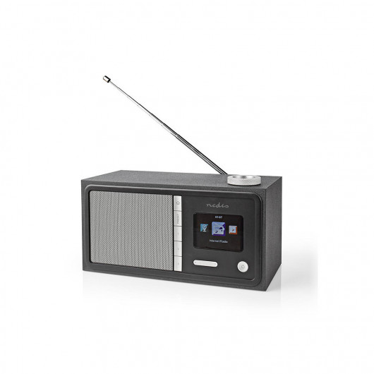 NEDIS RDIN3000BK Internet Radio 18 W FM Bluetooth Remote Control Black