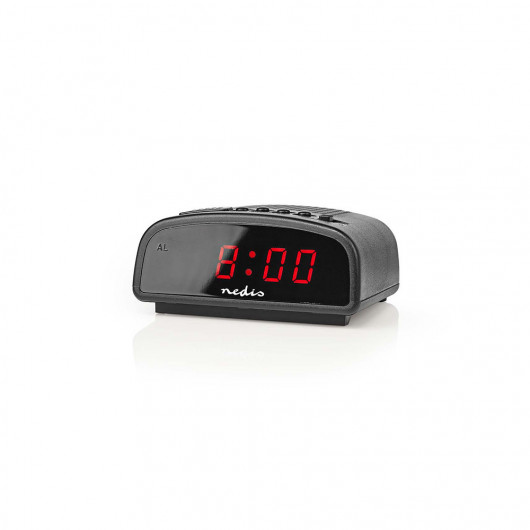 NEDIS CLDK008BK Digital Alarm Clock 0.6" LED Snooze