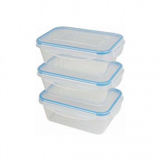 C-FHD 4006 K SET OF 3 PLASTIC FRESH FOOD CONTAINERS