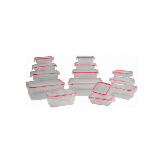 C-FHD 4009 K SET OF 14 PLASTIC FRESH FOOD CONTAINERS