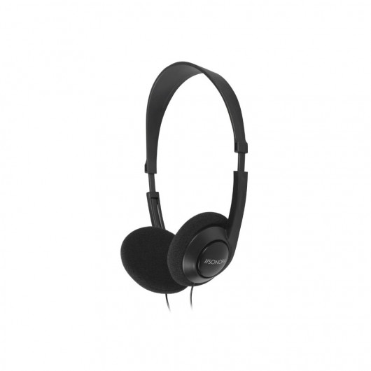 SONORA HPTV-100 TV HEADPHONES WITH 6M CABLE,BLACK COLOR