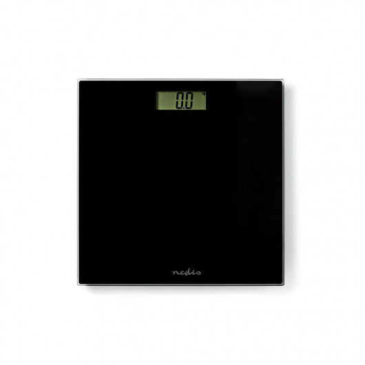 NEDIS PESC500BK Personal Scale Digital Black Tempered Glass Maximum weighing cap