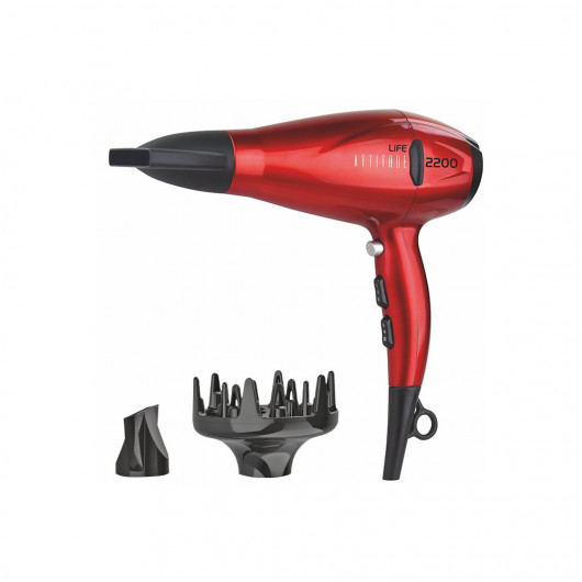 LIFE ATTITUDE 2200W HAIRDRYER WITH AC MOTOR