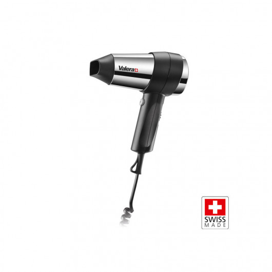 VALERA ACTION 1800 PUSH BLACK/CHROME HAIRDRYER WITH ON/OFF PUSH BUTTON