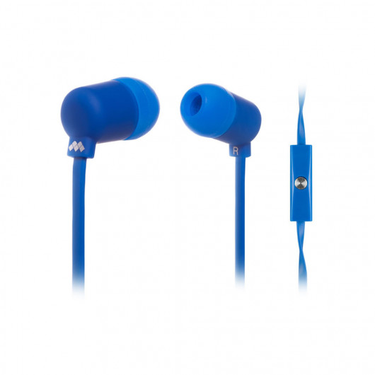 MELICONI MYSOUND SPEAK FLUO BLUE Στερεοφωνικά ακουστικά με μικρόφωνο (ψείρες), με βύσμα jack 35mm, σε μπλε χρώμα