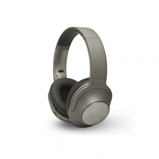 NOD PLAYLIST GREY Bluetooth over-ear ακουστικά με μικρόφωνο, σε γκρι χρώμα