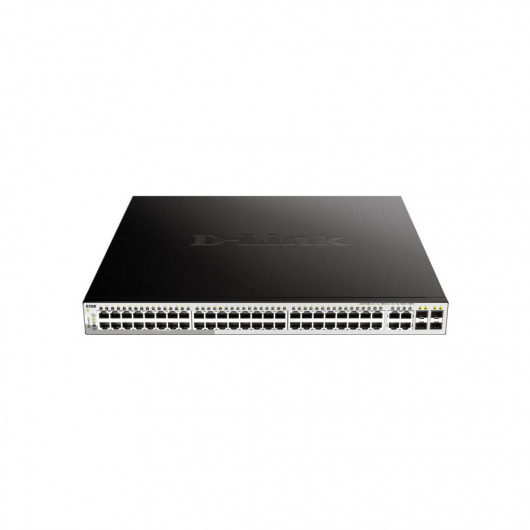 D-LINK DGS-1210-52MP 52-Port Max PoE Gigabit Smart Managed switch, 48xGigabit & 4xcombo Gigabit/SFP ports