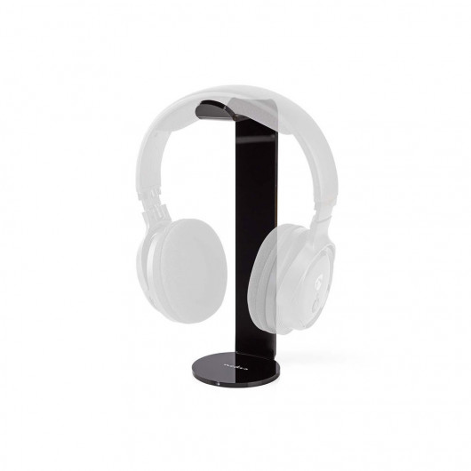 NEDIS HPST100BK Βάση για headset με ύψος 244 mm, σε μαύρο χρώμα