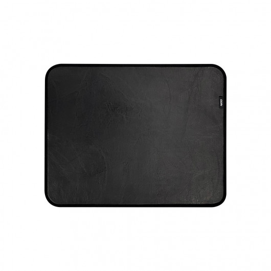 NOD FRESH BLACK Δερμάτινο mousepad σε μαύρο χρώμα, 350x270x3mm