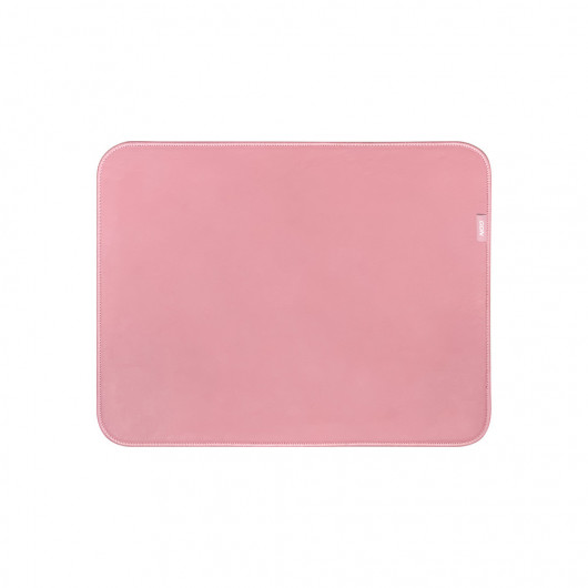 NOD FRESH PINK Δερμάτινο mousepad σε ροζ χρώμα, 350x270x3mm