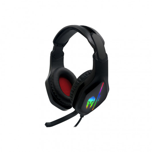 NOD IRON ΣOUND v2 Gaming headset με αναδιπλούμενο μικρόφωνο και running RGB LED φωτισμό