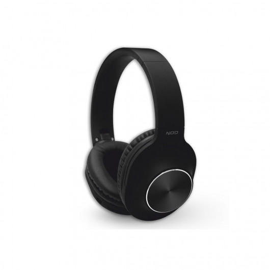 NOD PLAYLIST BLACK Bluetooth over-ear ακουστικά με μικρόφωνο, σε μαύρο χρώμα