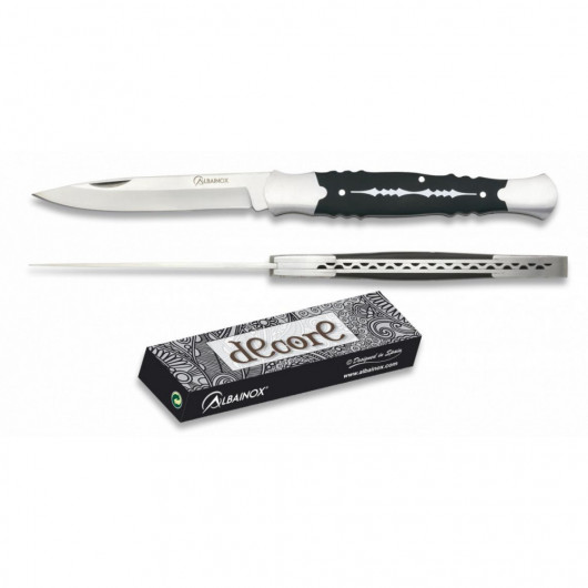ΣΟΥΓΙΑΣ Albainox pocket knife. Black. Blade 8.8, 19877