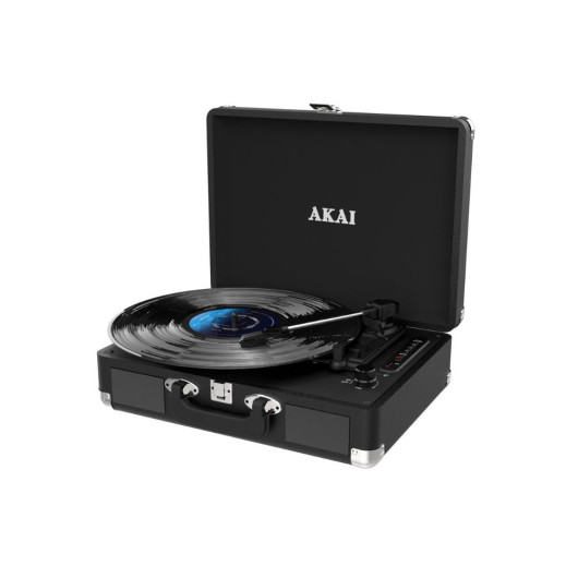 Akai ATT-18BT Πικάπ βαλίτσα με Bluetooth In/Out, εγγραφή και αναπαραγωγή από USB, Aux-In, 