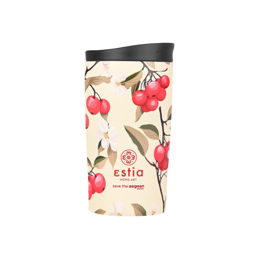 ESTIA ΘΕΡΜΟΣ TRAVEL MUG SAVE THE AEGEAN 350ml SAKURA WHISPER