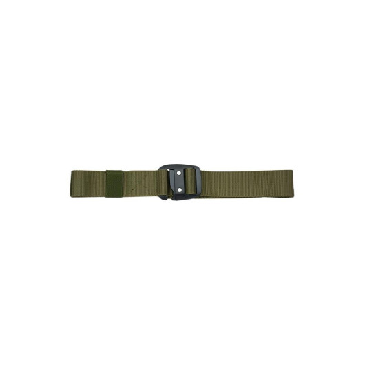 Ζώνη επιχειρησιακή Barbaric belt.Simple buckle, 135 c, GREEN