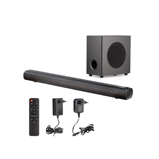 Osio OSBT-9060 Soundbar και ασύρματο Subwoofer με Bluetooth, AUX, USB, OPT, HDMI και τηλεχειριστήριο – 256W
