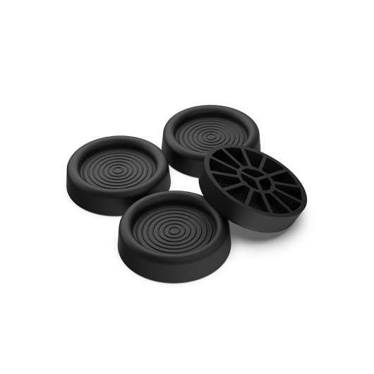 MELICONI 4 ANTI-VIBRATION FEET – BLACK COLOR4 Anti-vibration feet, black color.