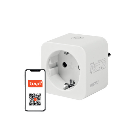 NOD BE-SMART SP1Wi-Fi TUYA smart plug with power monitor, 3680W