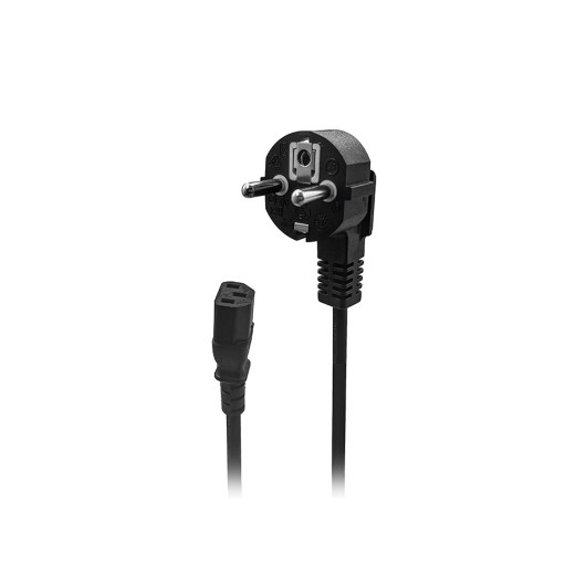 NOD PC13-2BPower cable Schuko male angled - IEC-320-C13 female, 2m