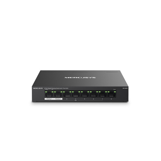 MERCUSYS MS108GP8-Port gigabit desktop switch with 7-Port PoE+