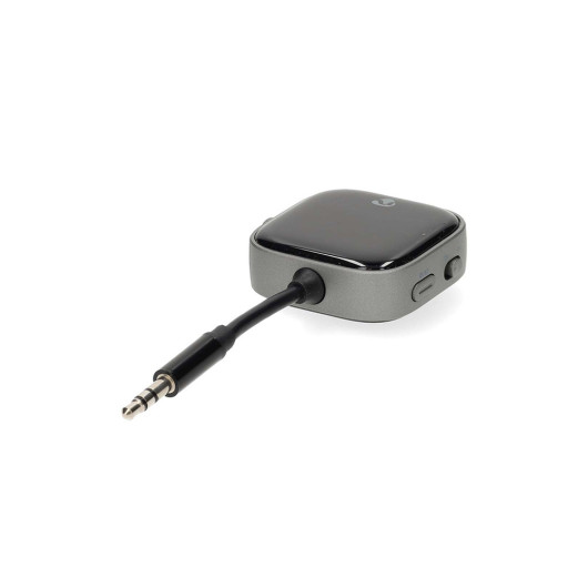NEDIS BTTC2550BKBluetooth transmitter receiver with input: USB-C female - output: USB-C female up to 2 devices in black color.