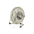NEDIS FNDK1GY15Table Fan USB Powered Diameter: 150 mm 3W 1-Speed Vintage Grey Tapanda.eu