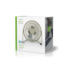 NEDIS FNDK1GY15Table Fan USB Powered Diameter: 150 mm 3W 1-Speed Vintage Grey Tapanda.eu