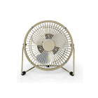 NEDIS FNDK1GY15Table Fan USB Powered Diameter: 150 mm 3W 1-Speed Vintage Grey Tapanda.eu