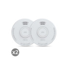 ALECTO SD110 X2Stand alone smoke alarm with 1 year battery, white color 2pcs. Tapanda.eu