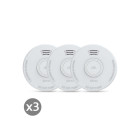 ALECTO SD110 X3Stand alone smoke alarm with 1 year battery, white color 3pcs. Tapanda.eu