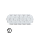 ALECTO SD110 X5Stand alone smoke alarm with 1 year battery, white color 5pcs. Tapanda.eu