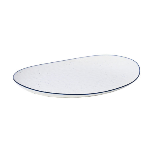 ESTIA ΠΙΑΤΟ ΡΗΧΟ PEBBLES ΠΟΡΣΕΛΑΝΙΝΟ 28cm