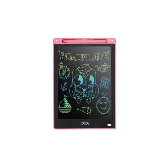 XO V02 PINK COLOR16'' digital writing board, with pink casing