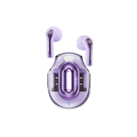 XO X43 PURPLE COLORWireless bluetooth earphones in purple color