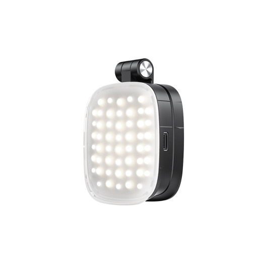 XO SS26Multifunctional light for taking selfies, with built-in mirror in black color