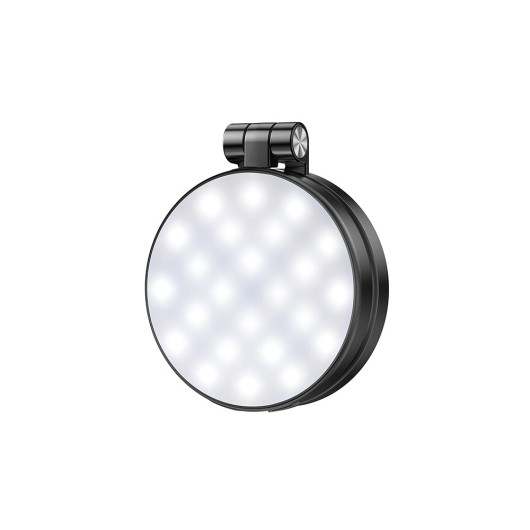 XO SS35 BLACKMultifunctional light for taking selfies, with built-in mirror in black color