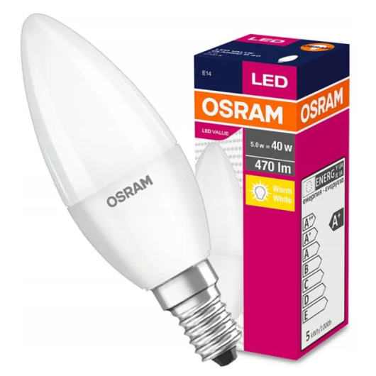 ΚΕΡΑΚΙ LED OSRAM 3000K ΘΕΡΜΟ ΦΩΣ