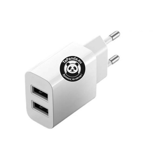 ΦΟΡΤΙΣΤΗΣ με ΔΙΠΛΗ ΥΠΟΔΟΧΗ USB