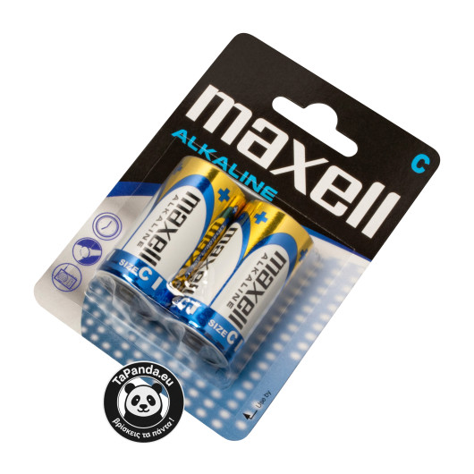 ΜΠΑΤΑΡΙΕΣ ΑΛΚΑΛΙΚΕΣ ΜΕΣΑΙΕΣ MAXELL LR14 - C   2τεμαχια