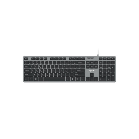 NOD CORPORATEWired keyboard with low profile keys and Greek layout