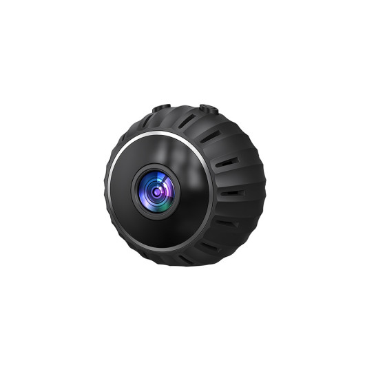 XO CR17Mini rechargeable Wi-Fi 480p indoor camera with magnetic surface in black color