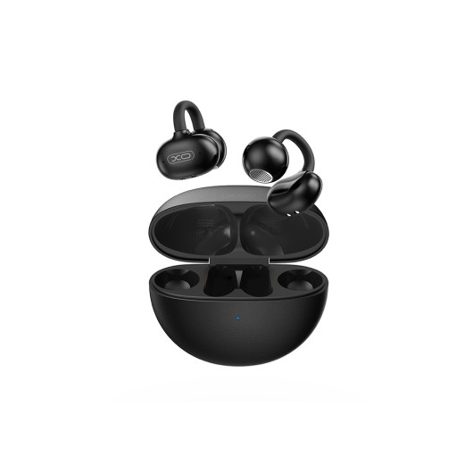 XO G46Open-ear Bluetooth earphones, in black color