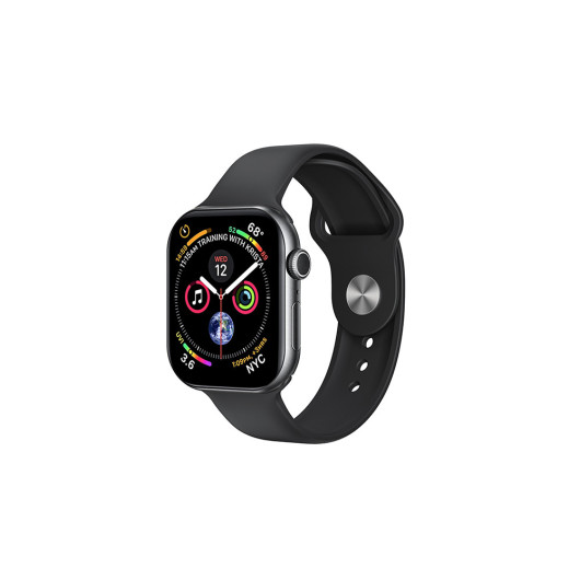 XO W11 PRO BLACK COLORSmartwatch with 2.04" AMOLED display in black color