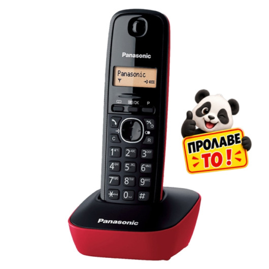 ΑΣΥΡΜΑΤΟ ΤΗΛΕΦΩΝΟ PANASONIC ΚΟΚΚΙΝΟ