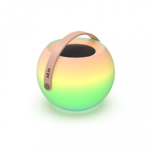 Akai CS6 Shine Φορητό Ηχείο με φως σε 7 χρώματα Bluetooth & AWS 5W