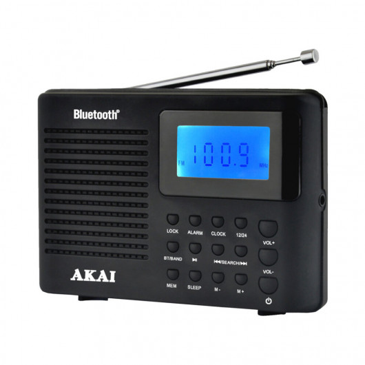 Akai APR-400 Φορητό ψηφιακό ραδιόφωνο με Bluetooth και έξοδο ακουστικών