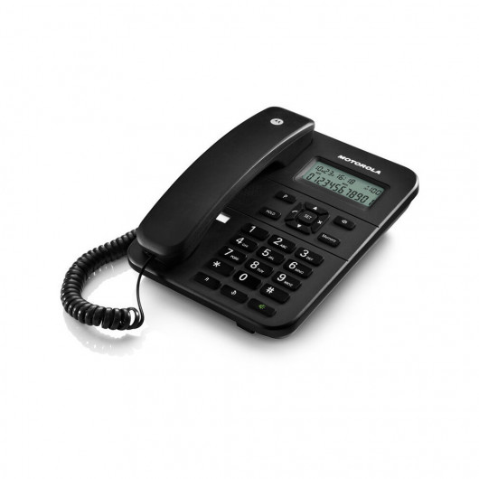 Motorola CT202 Μαύρο Ενσύρματο τηλέφωνο με οθόνη